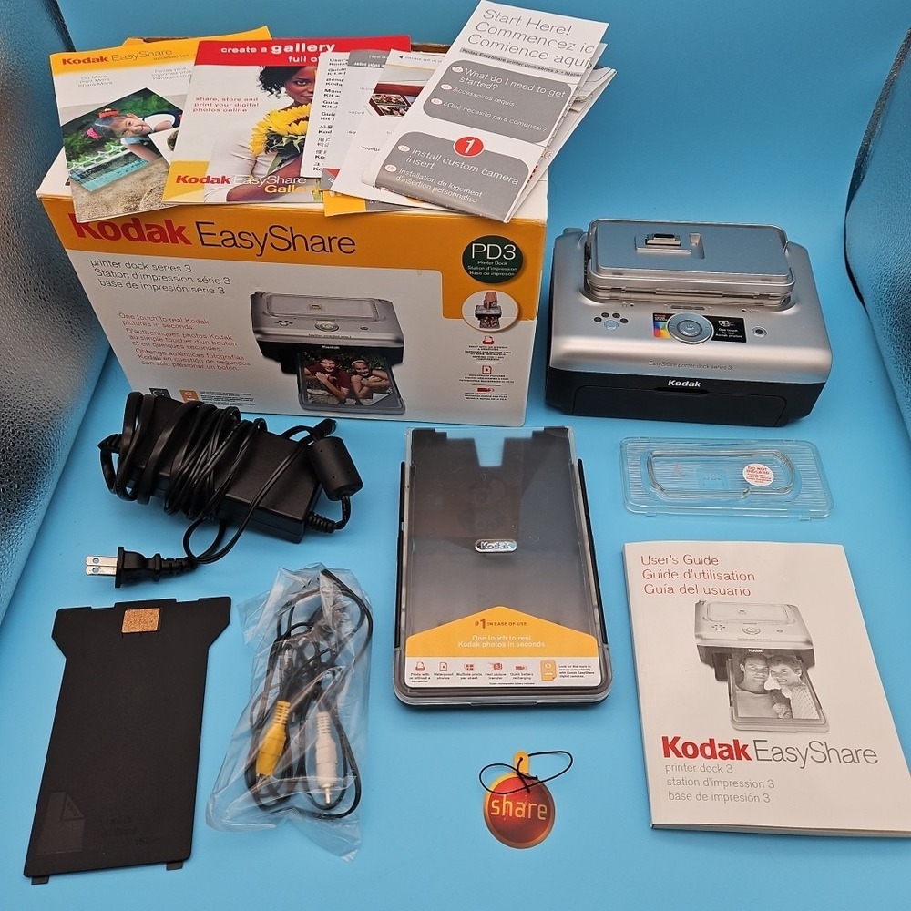 Kodak EasyShare Series 3 Digital‎ Photo PD3 Thermal Printer Dock Station